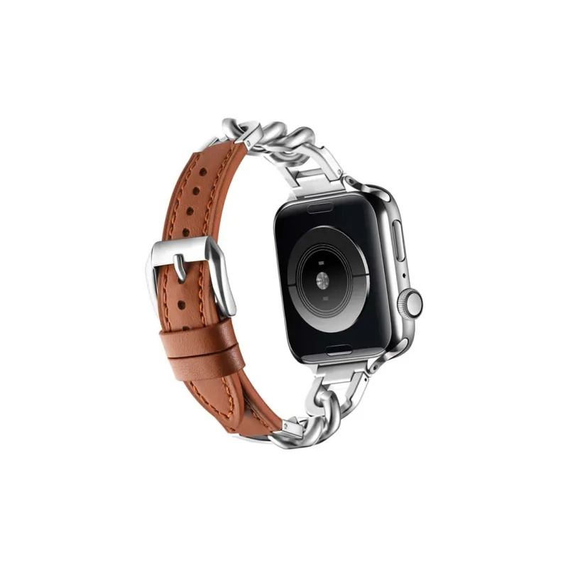 ZHENGGUANG Watch Band Apple Compatibility Genuine Leather Material-22