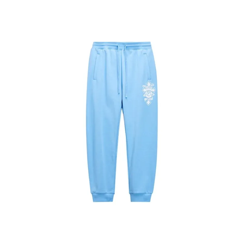 Ed Hardy SS25 Casual Pants Men's Baby Blue-0