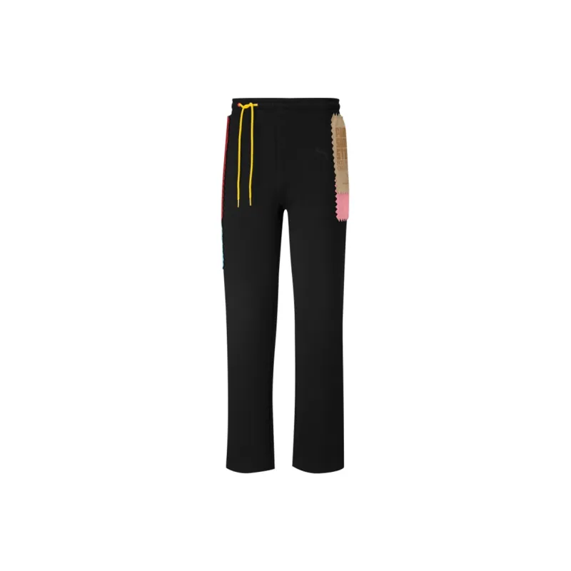 PUMA Knitted Sports Pants Men's Black-0