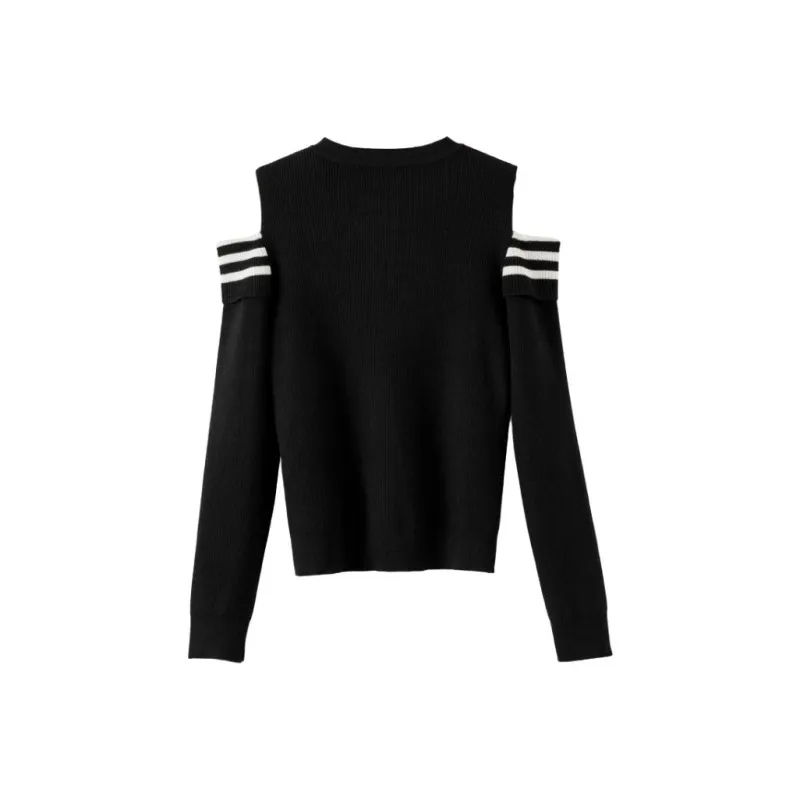 Late White Knitwear Women's Black-1