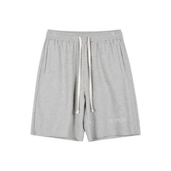 BLACK OF EXIT Casual Shorts Unisex Gray