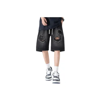 HCHUICHENG Denim Shorts Unisex