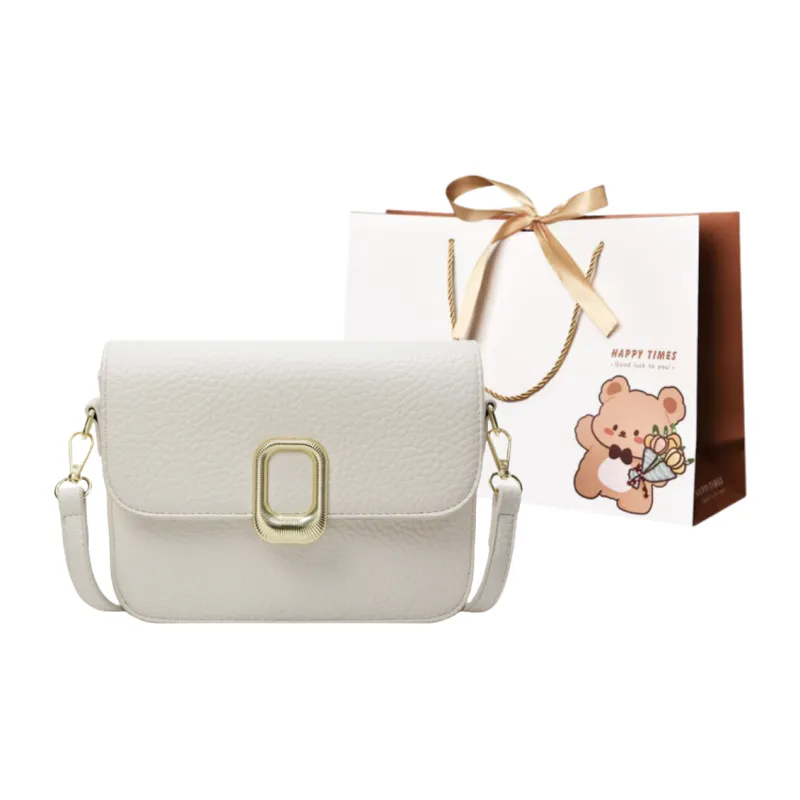 ERANGBEAR PU Crossbody Bag Women's Green/Pink/Ecru/Black/Blue-5