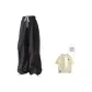 Black Pants (with Apricot Short-Sleeved Top)