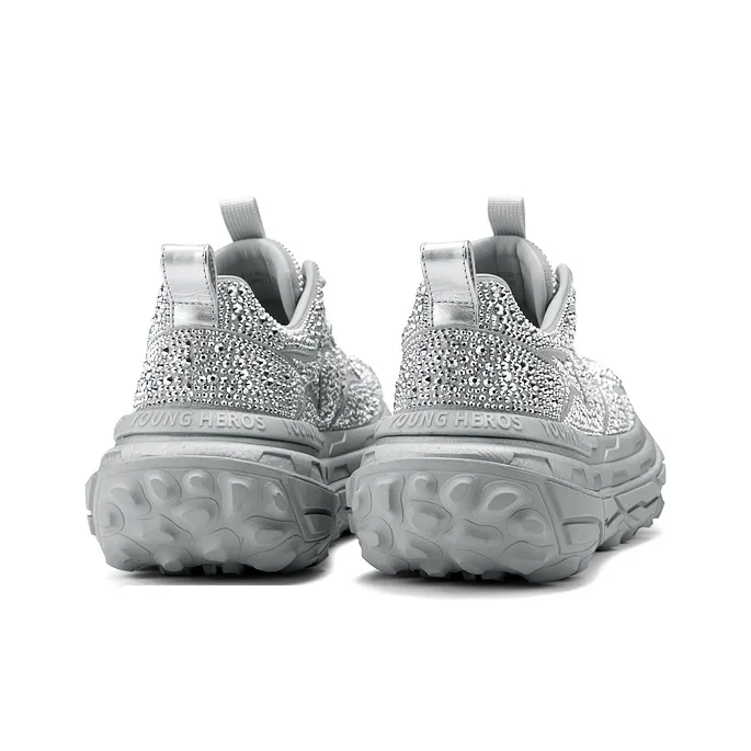 JOOC Slip Resistant Low Top Chunky Sneakers Women's Premium Gray-2