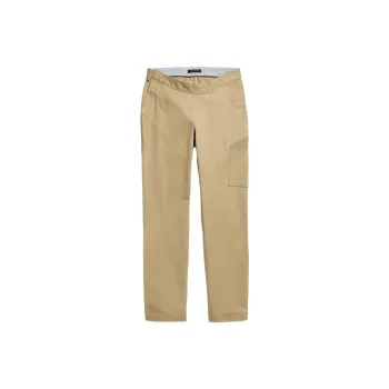 Tommy Hilfiger Seated Fit Classic Chino Bottoms Vintage Khaki Casual Pants Men's Khaki
