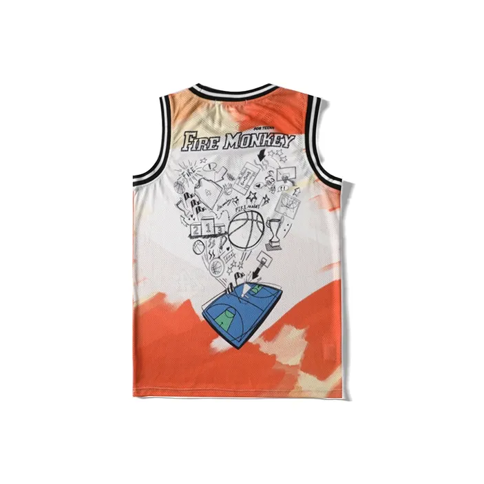 FireMonkey Basketball Jerseys Unisex-0