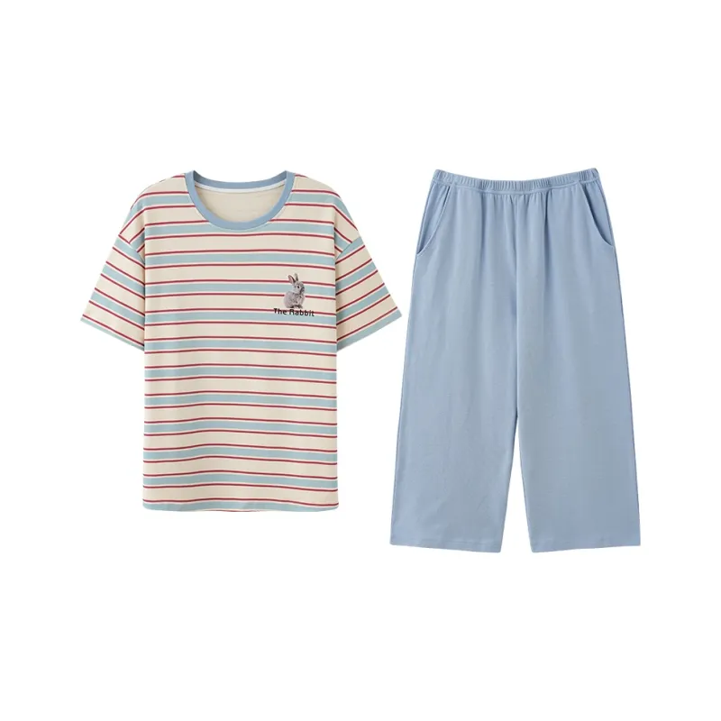 FENTENGCARE Pajama Set Women's Sky Blue-0