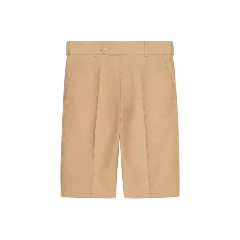 GUCCI X Adidas Gg Trefoil Jacquard Shorts-0