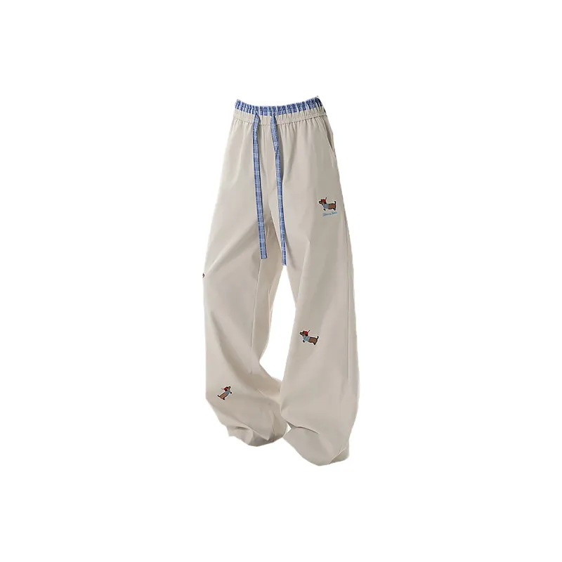 PANDA ADEVIL Teenagers Loose Fit Straight Fit Casual Sports Pants Unisex-17