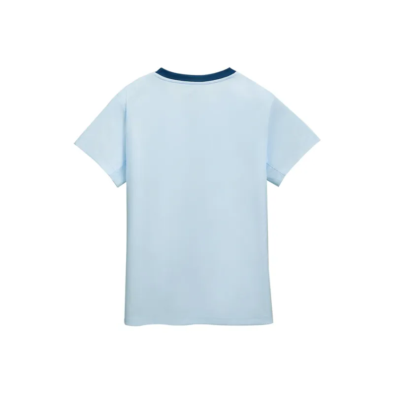 Kawasaki Panda Collection Badminton Jersey Unisex Light Blue-1