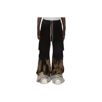Rick Owens DRKSHDW Porterville Double Cargo Jumbo Bela Pants