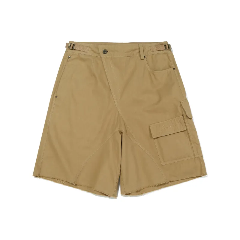 Guuka Knee Length Pants Men's Khaki-0