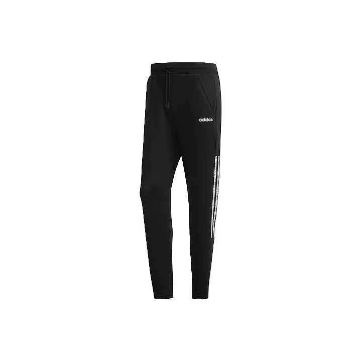 Adidas Knitted Sports Pants Men's Black-0