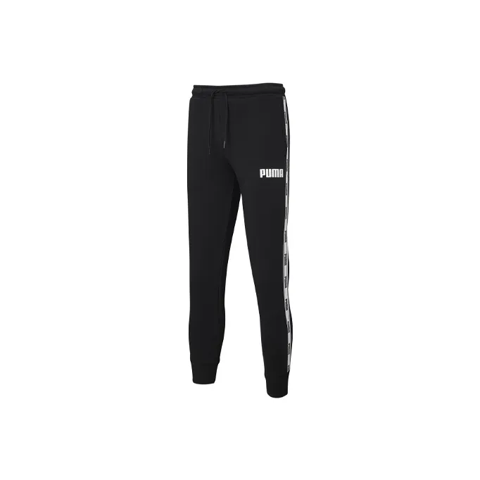 PUMA Knitted Sports Pants Men's Black-0