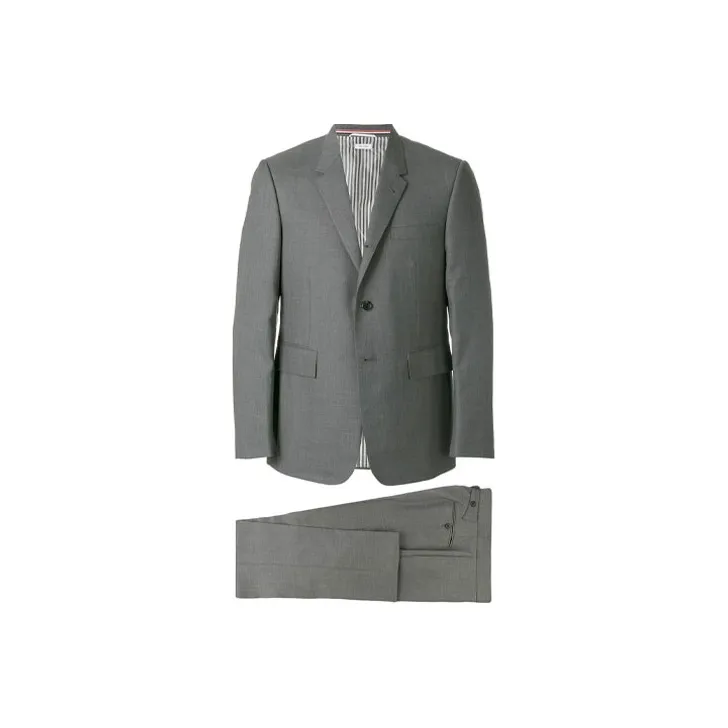 THOM BROWNE Single breasted Wool Blazer-0