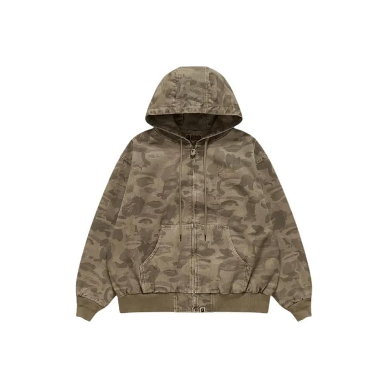 Bape X KidSuper Solid Camo Jacquard Jacket-0