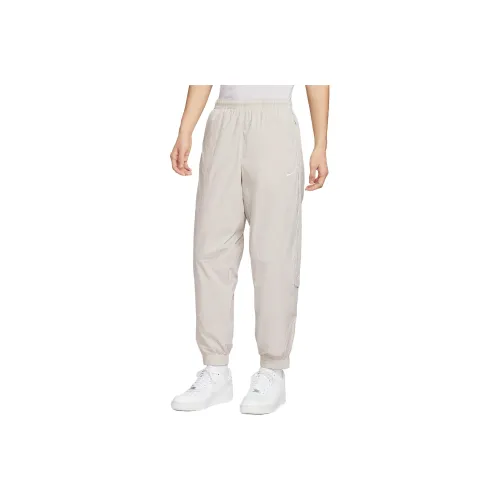 Nike Solo Swoosh Casual Pants Men's Light Bone