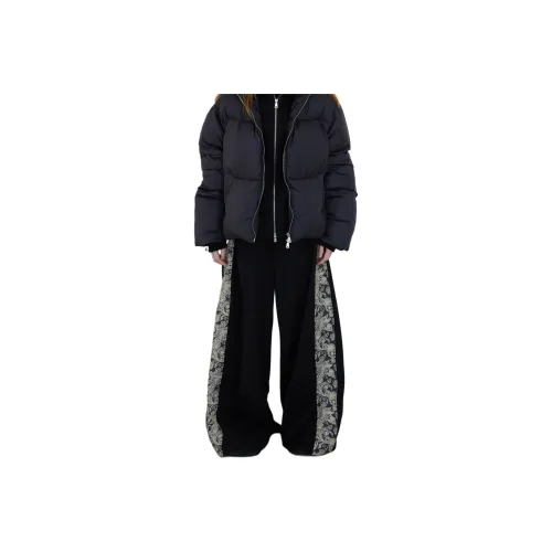 CasseSango x ANTERIOR LOVED Casual Pants Unisex Black