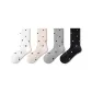 [4 Pack]Gray+White+Black+Beige