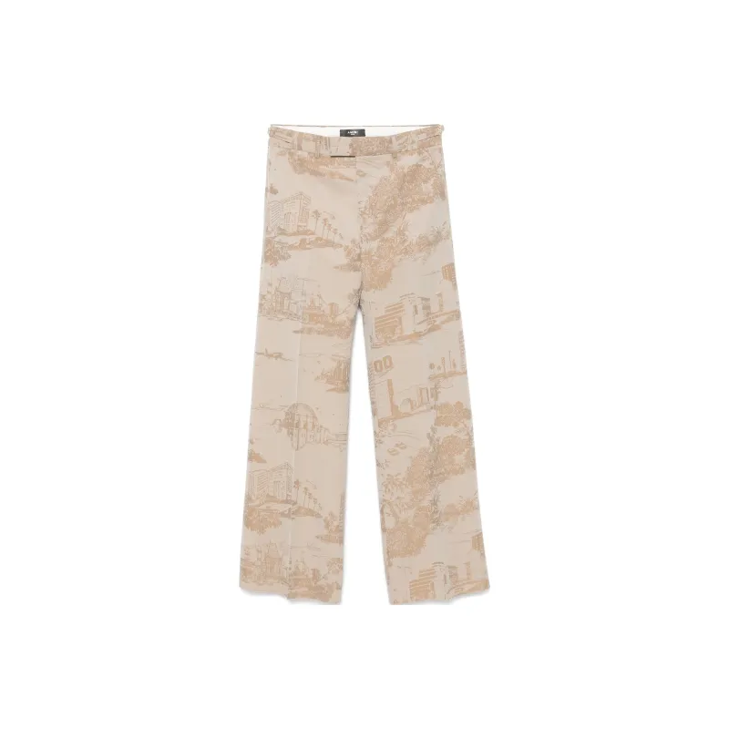 AMIRI FW24 Casual Pants Men's Light Brown-0