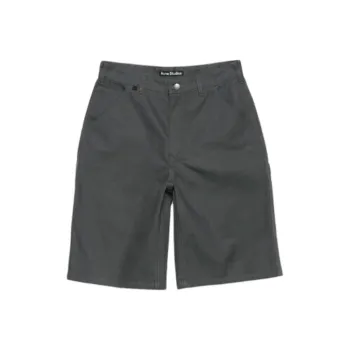 Acne Studios Face patch Canvas Shorts