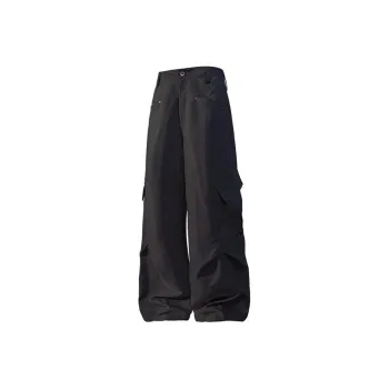 FFOMKE Casual Pants Unisex Black