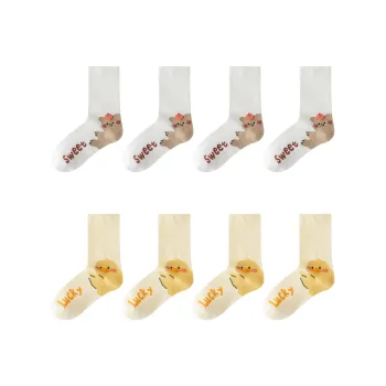 ROBINHOOD Mid Calf Socks Women's Combo Set