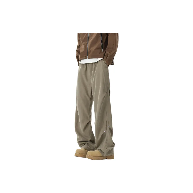 NEVER RULE Casual Pants Unisex Blue-9