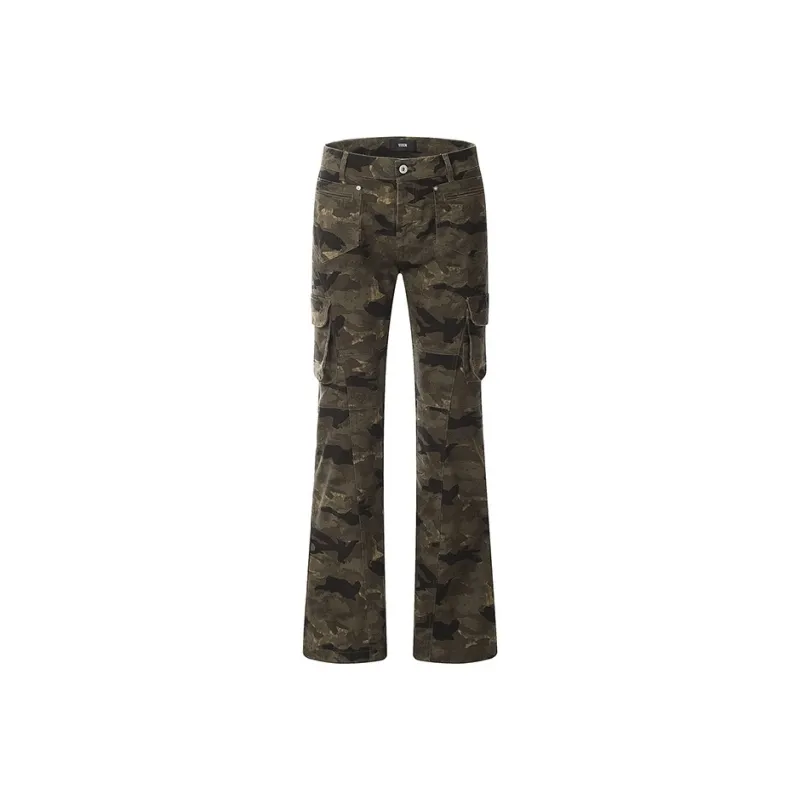 ROSECREED Casual Pants Unisex Camouflage-0