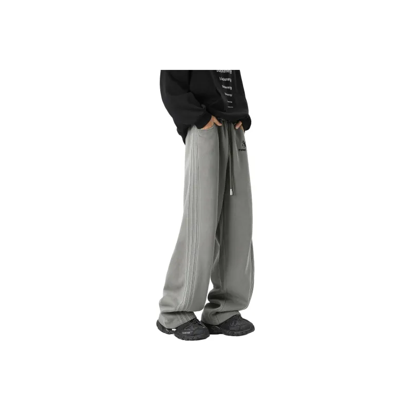 *EVAE+MOB Casual Pants Unisex Burgundy-10
