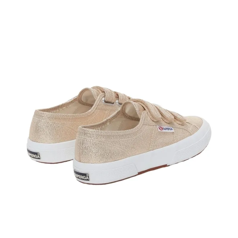SUPERGA STRAPS YELLOW GOLD Low Top Tennis Shoes Women's Gold-2