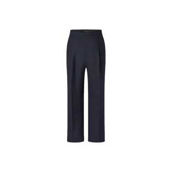 LOUIS VUITTON Wool Drawstring Tailored Pants