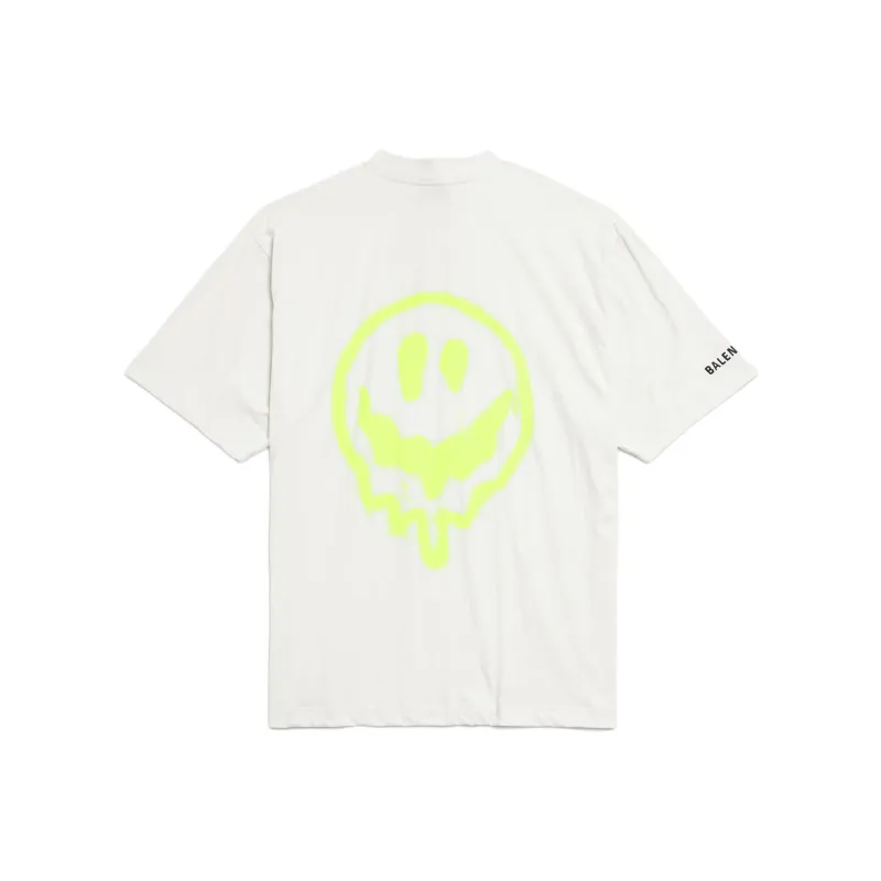 Balenciaga T Shirt Regular Fit Men's White-1