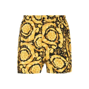 VERSACE Barocco print Silk Shorts
