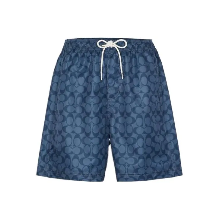 COACH Casual Shorts Men Blue-0