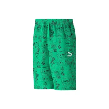PUMA Casual Shorts Men Green