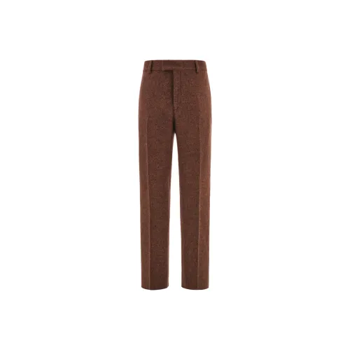FERRAGAMO FW24 Casual Pants Men's Red Earth Tone