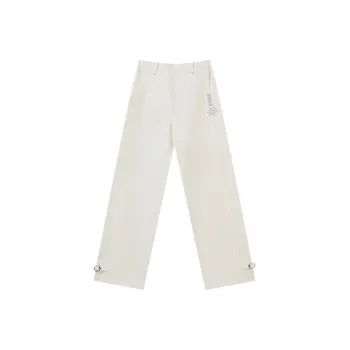 VOBA Casual Pants Unisex White
