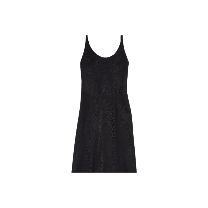 Balenciaga Slip Dress Regular Fit Women's Black-2