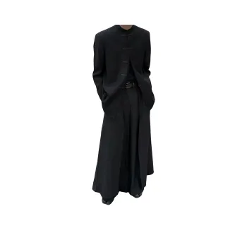 BENGEN Casual Pants Unisex Classical Black