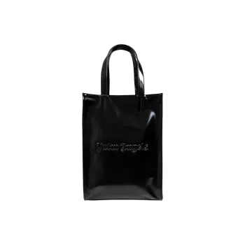 PALM ANGELS Polyester Tote Bag, Shopping Bag, Handbag Women's Black