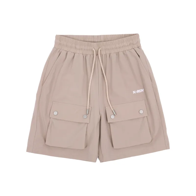 NERDY SS24 Cargo Shorts Unisex Light Pink-0