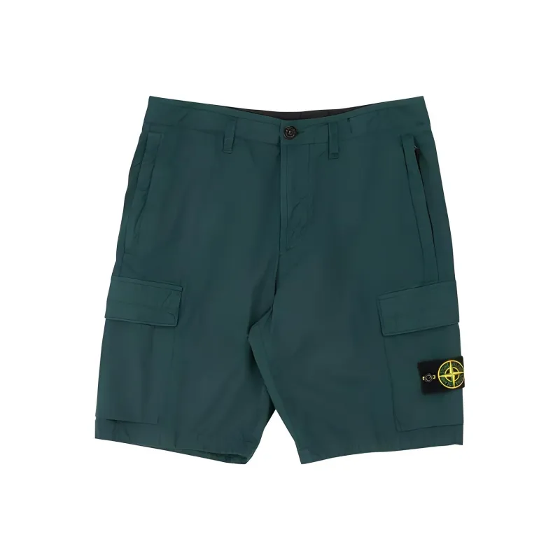 STONE ISLAND Compass patch Cargo Shorts-0