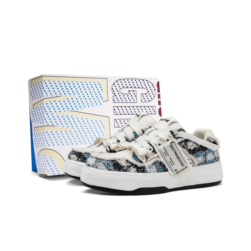 FRAGMENT DESIGN x Ghost Mask Lightweight Height Increasing Low Top Skateboard Shoes Men's Box Included-12