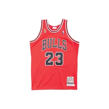 Mitchell Ness Chicago Bulls Road Finals 1995 96 Michael Jordan Authentic Jersey