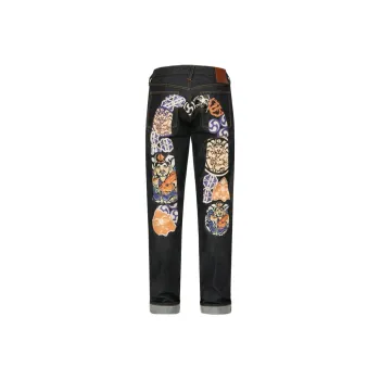 EVISU Jeans Men Denim Blue