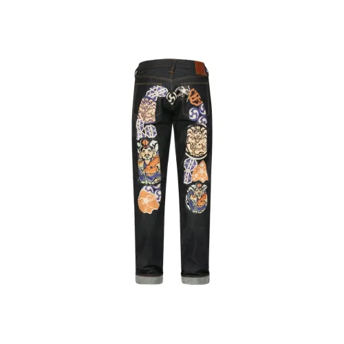 EVISU Jeans Men Denim Blue