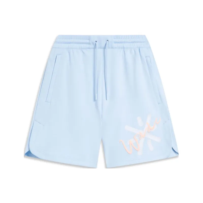 LiNing Casual Shorts Unisex Light Umbilical Blue-0