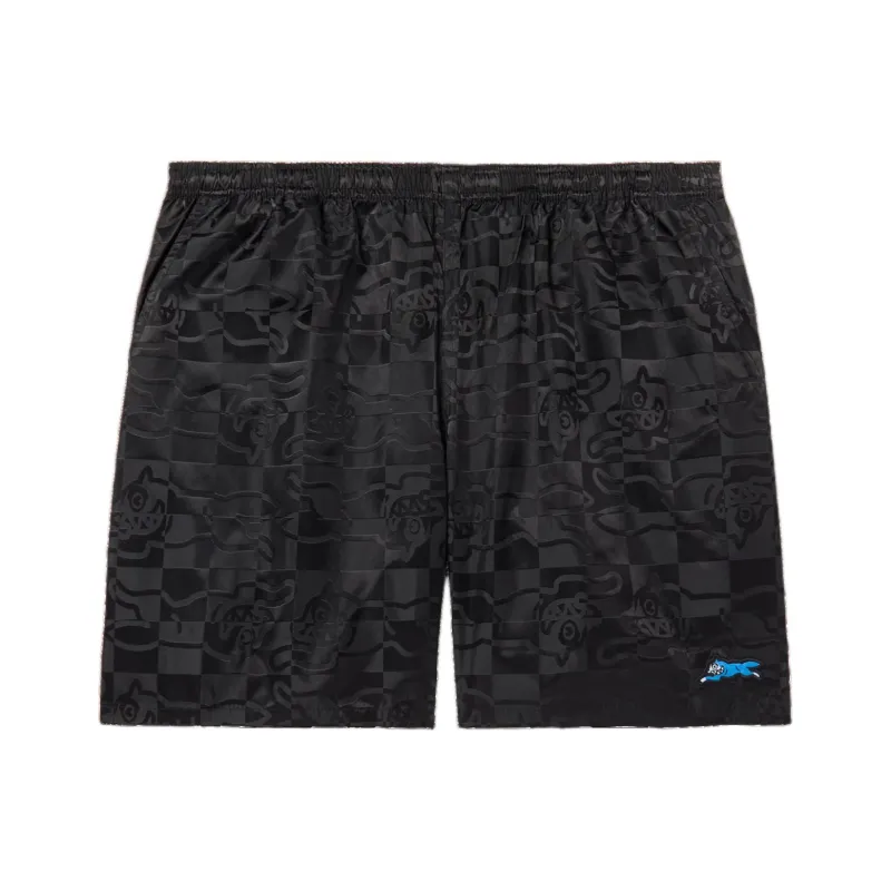 Icecream Running Check Shorts-0